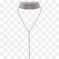 仿宝石和莱茵石银首饰项链-空若网 仿宝石和莱茵石银首饰项链-空若网