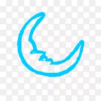 简单卡通月影艺术透明背景-空若网 简单卡通月影艺术透明背景-空若网