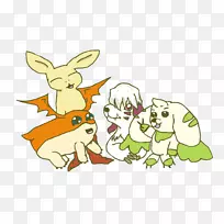 兔夹艺术犬科插图-数字狮动物-空若网 兔夹艺术犬科插图-数字狮动物-空若网