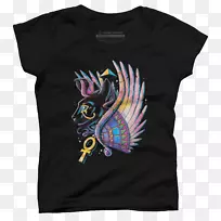 古埃及法老图坦卡蒙t恤猫面具-空若网 古埃及法老图坦卡蒙t恤猫面具-空若网