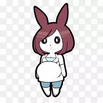 兔子复活节兔夹艺术鼻子插图-兔子-空若网 兔子复活节兔夹艺术鼻子插图-兔子-空若网