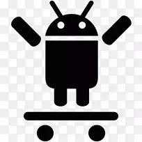 电脑图标android剪贴画png图片滑板免费-android-空若网 电脑图标android剪贴画png图片滑板免费-android-空若网