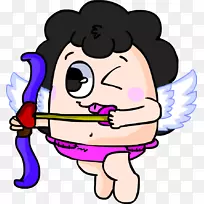 面部表情微笑手指拇指脸颊丘比特画-空若网 面部表情微笑手指拇指脸颊丘比特画-空若网