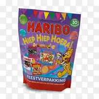 Haribo Hiep hoera feestverpakking-bezorging aan huis bij bjbellingen vanaf 70-������