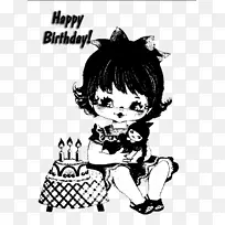 剪贴画贺卡及便条卡生日插画明信片-生日-空若网 剪贴画贺卡及便条卡生日插画明信片-生日-空若网