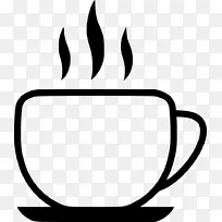 剪贴画叶线艺术短信-茶图标-空若网 剪贴画叶线艺术短信-茶图标-空若网