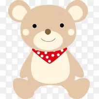 可爱的灰熊插图-空若网 可爱的灰熊插图-空若网