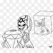 人类行为素描手指线艺术-空若网 人类行为素描手指线艺术-空若网