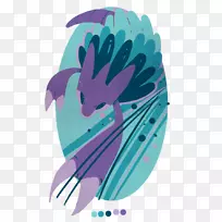 图解图形鱼设计绿松石-e-day-空若网 图解图形鱼设计绿松石-e-day-空若网