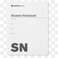 纸品设计字体品牌课堂书写笔记本-空若网 纸品设计字体品牌课堂书写笔记本-空若网