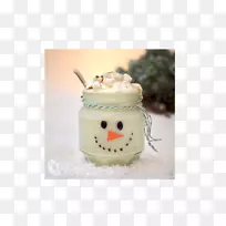 冰沙雪人奶昔圣诞日工艺雪人-空若网 冰沙雪人奶昔圣诞日工艺雪人-空若网