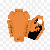 纸制万圣节盒派对礼物-万圣节-空若网 纸制万圣节盒派对礼物-万圣节-空若网