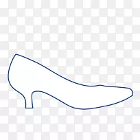 剪贴画产品设计线领舒适女跟步行鞋-空若网 剪贴画产品设计线领舒适女跟步行鞋-空若网