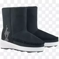 雪靴女用步行黑色m装鞋-空若网 雪靴女用步行黑色m装鞋-空若网