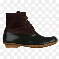 女鞋皮靴步行棕色鞋-空若网 女鞋皮靴步行棕色鞋-空若网