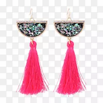 耳环宝石流苏珠宝羽毛宝石-空若网 耳环宝石流苏珠宝羽毛宝石-空若网