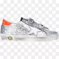 运动鞋金鹅豪华皮革阿迪达斯超级明星银亮片女鞋-空若网 运动鞋金鹅豪华皮革阿迪达斯超级明星银亮片女鞋-空若网