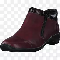 山羊皮鞋靴行走黑色勃艮第牛津女鞋-空若网 山羊皮鞋靴行走黑色勃艮第牛津女鞋-空若网