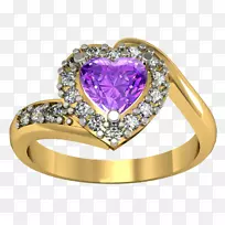 紫水晶戒指紫色宝石首饰.戒指-空若网 紫水晶戒指紫色宝石首饰.戒指-空若网