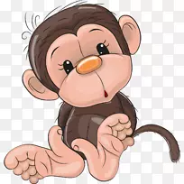 创意猴子摄影剪贴画-猴子-空若网 创意猴子摄影剪贴画-猴子-空若网