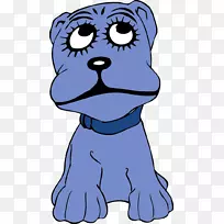 斗牛犬小狗动画剪辑艺术-愤怒的卡通狗-空若网 斗牛犬小狗动画剪辑艺术-愤怒的卡通狗-空若网