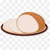 剪贴画圣诞火腿图形插图-火腿-空若网 剪贴画圣诞火腿图形插图-火腿-空若网