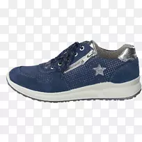 运动鞋,冰鞋,远足靴,步行鞋-亮蓝色平鞋,供女性穿-空若网 运动鞋,冰鞋,远足靴,步行鞋-亮蓝色平鞋,供女性穿-空若网