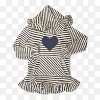 袖子外装连衣裙衬衫领雪人贴花牛仔背心-空若网 袖子外装连衣裙衬衫领雪人贴花牛仔背心-空若网