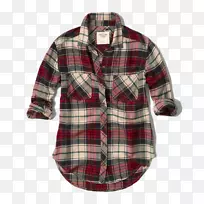 棕褐色衬衫-白色法兰绒龙舌兰色-空若网 棕褐色衬衫-白色法兰绒龙舌兰色-空若网