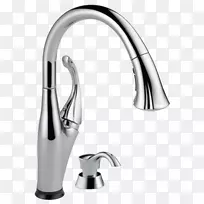 水龙头手柄与控制达美9192艾迪生单手柄下拉厨房水龙头水槽-厨房-空若网 水龙头手柄与控制达美9192艾迪生单手柄下拉厨房水龙头水槽-厨房-空若网