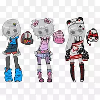 服装绘画时尚别针形象-空若网 服装绘画时尚别针形象-空若网