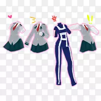 校服服装衬衫-牙齿模型-空若网 校服服装衬衫-牙齿模型-空若网