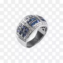 蓝宝石钴蓝戒指银蓝宝石-空若网 蓝宝石钴蓝戒指银蓝宝石-空若网