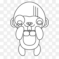 剪贴画/m/02csf鼻子画线艺术-黑色大猩猩-空若网 剪贴画/m/02csf鼻子画线艺术-黑色大猩猩-空若网