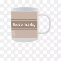 咖啡杯产品设计杯美容院时尚传单-空若网 咖啡杯产品设计杯美容院时尚传单-空若网