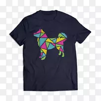 t恤服装袖子圣诞节日-哈士奇几何-空若网 t恤服装袖子圣诞节日-哈士奇几何-空若网