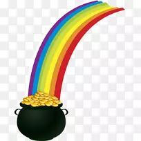 黄金剪贴画-彩虹-空若网 黄金剪贴画-彩虹-空若网