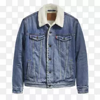 利维·施特劳斯公司利维3型雪利巴卡车司机夹克牛仔布-莱维斯-空若网 利维·施特劳斯公司利维3型雪利巴卡车司机夹克牛仔布-莱维斯-空若网