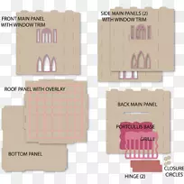 纸品设计字体品牌-城堡阳台墙-空若网 纸品设计字体品牌-城堡阳台墙-空若网