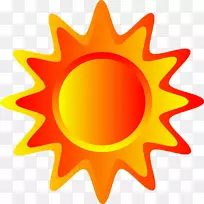 黄色橙色电脑图标剪贴画-太阳-空若网 黄色橙色电脑图标剪贴画-太阳-空若网