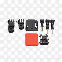 GoPro头盔正面和侧面安装动作相机GoPro英雄4-GoPro-空若网 GoPro头盔正面和侧面安装动作相机GoPro英雄4-GoPro-空若网