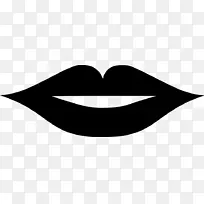 剪贴画黑线角短信.黑色嘴唇-空若网 剪贴画黑线角短信.黑色嘴唇-空若网
