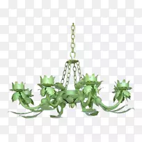白三叶草插画-免费形象-锻铁吊灯-空若网 白三叶草插画-免费形象-锻铁吊灯-空若网