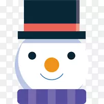 圣诞节化身雪人剪贴画.圣诞雪人贴纸-空若网 圣诞节化身雪人剪贴画.圣诞雪人贴纸-空若网