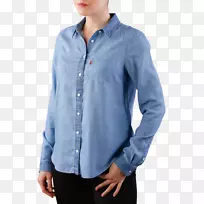 t恤上衣牛仔袖t恤-空若网 t恤上衣牛仔袖t恤-空若网