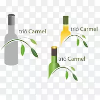 葡萄酒标志产品设计品牌-清新典雅-空若网 葡萄酒标志产品设计品牌-清新典雅-空若网