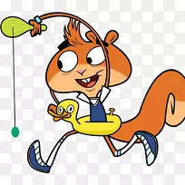 电视节目Nelvana卡通网络动画-可怕的松鼠剪贴画-空若网 电视节目Nelvana卡通网络动画-可怕的松鼠剪贴画-空若网