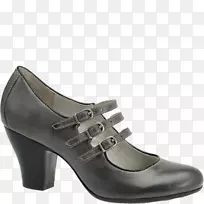 女鞋行走五金鞋黑色m字灰褐色厚底鞋-空若网 女鞋行走五金鞋黑色m字灰褐色厚底鞋-空若网