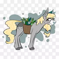 马猫夹艺术插画犬科-马-空若网 马猫夹艺术插画犬科-马-空若网