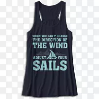 镀金t恤活动坦克m无袖衬衫-调整您的帆-空若网 镀金t恤活动坦克m无袖衬衫-调整您的帆-空若网